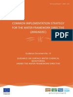 Guidance No 19 - Surface Water Chemical Monitoring