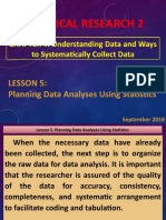 Practical Research 2: CHAPTER 4. Understanding Data and Ways To Systematically Collect Data