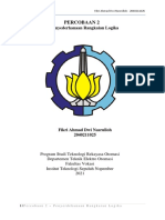 025_Fikri Ahmad_Praktikum 2 Penyederhanaan Rangkaian Logika