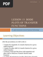 Lesson 15: Bode Plots of Transfer Functions: ET 438a Automatic Control Systems Technology