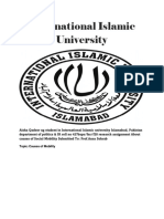 International Islamic University: Topic: Causes of Mobility