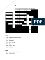 A. Fill The Crosswords With Correct Words According To Each Description!