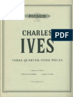 Ives, Charles - Three Quarter-Tone Pieces