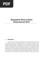 Bangladesh Reserve Bank Embezzlement 2016