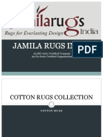 Cotton Rug Collection from Certified Supplier