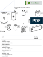Machine Filters - St341784: Parts List