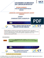 Estructura de Textos Descriptivos en Ciencias