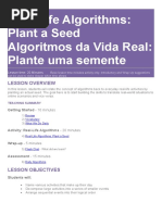 Algoritmos Da Vida Real Plante Uma Semente - Plano6