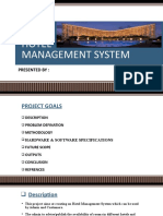 Hotel Management System: Presented by