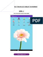 How To Connect The Byju'S Tablet To Internet