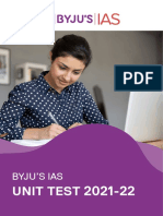 Byju'S Ias: Unit Test