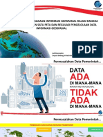 Kebijakan Pengeloaan Data Geospasial