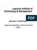 B. S. Anangpuria Institute of Technology & Management: Project Synopsis
