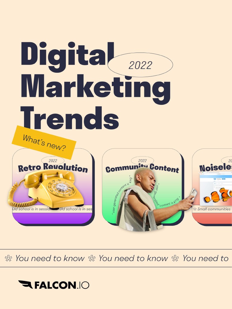 2022 Digital Marketing Trends Overview | PDF | Popular Culture & Media ...