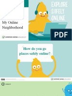 Grade K - Safety in My Online Neighborhood - Lesson Slides