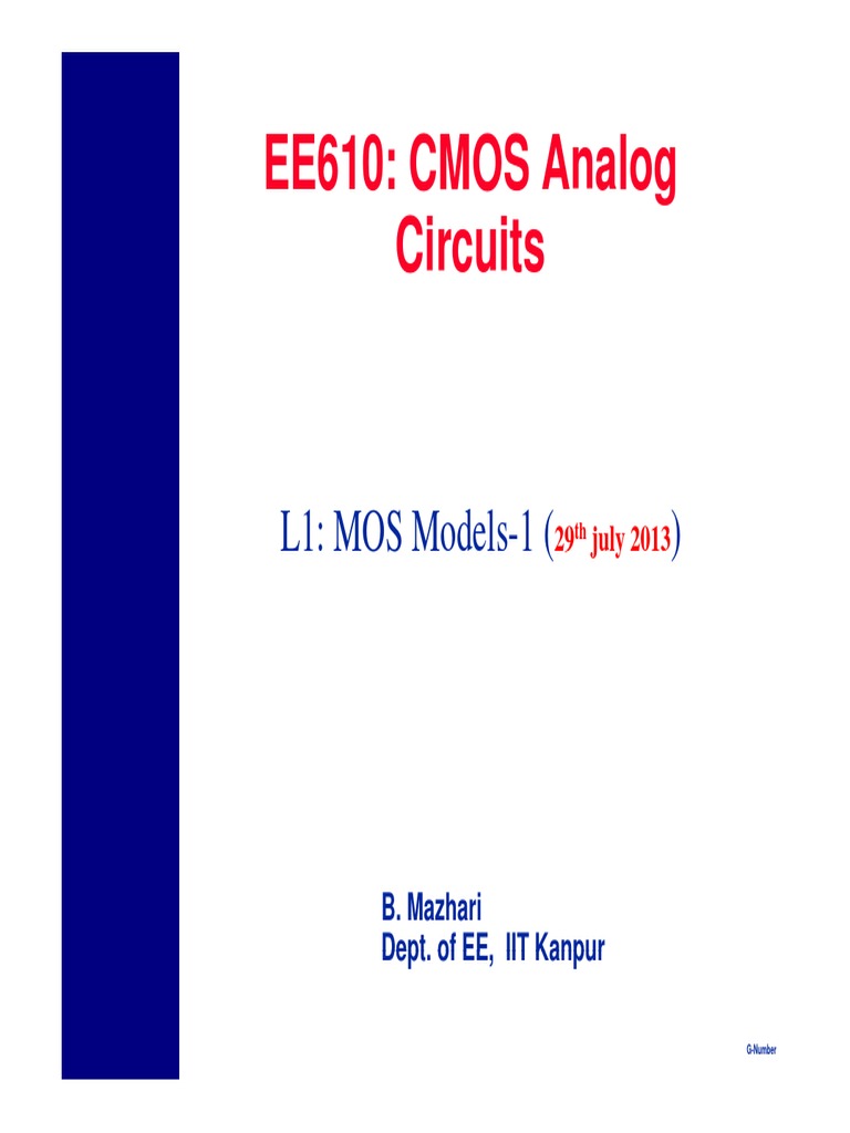 Modeling MOS Transistors Understanding the Tradeoff Between Accuracy