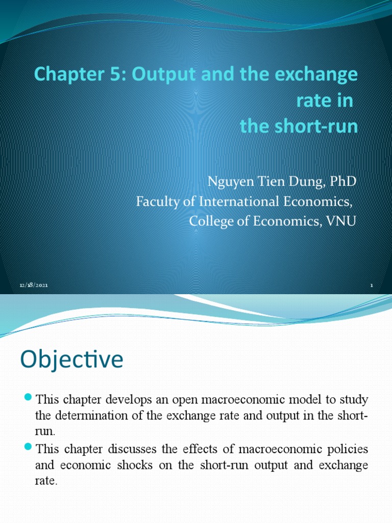 Chapter 5: Output and The Exchange Rate in The Short-Run | PDF | Fiscal ...