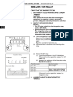 Integration Relay: On-Vehicle Inspection