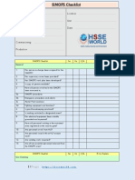 Simops Checklist Example