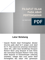 Filsafat Islam Pada Abad Pertengahan