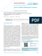 Posterior Fossa Syndrome in Children Following Tumor Resection - Knowledge Update