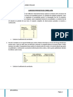 EJERCICIO Propuestos CORRELACIÓN