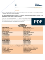 Plan de Estudio de Matematicas Unam