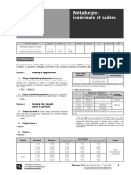 Métallurgie: Ingénieurs Et Cadres: Avertissement