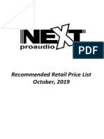 General Price List October 2019 Confidential
