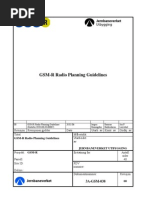 GSM-R Radio Planning Guidelines