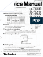 Technics SLPD 349 Service Manual