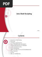 UNIX Shell Scripting