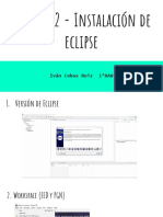 TAREA 2.2 - Instalación de Eclipse