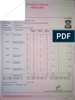 Unibersity of Fmlumbat: Grade Card