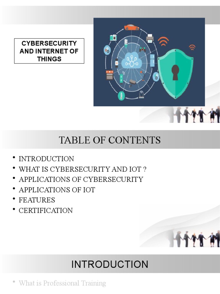 Cybersecurity and Internet of Things | PDF