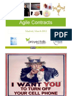 Agile Contracts: Madrid, March 2012