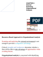 Internal Scanning: Organizational Analysis