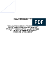 1.Resumen Ejecutivo  - CON RM 499 - REHABILITACION- PAMACA FINAL1