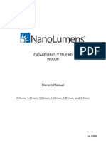 NanoLumens ENGAGE SERIES Owners Manual 2 - 20 Rev