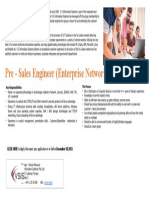 Pre Sales Engineer - Enterprise Networks