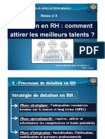 Thème n3 Dotation en RH, Comment Attirer Les Meilleurs Talents