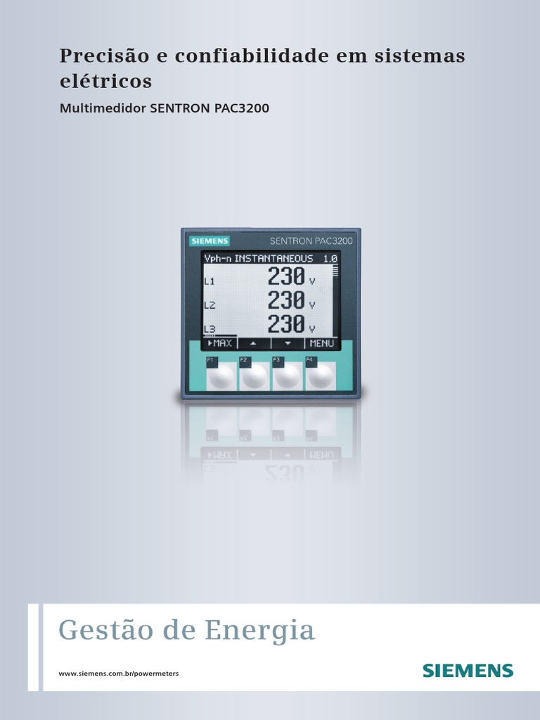 Medidor de Energia SENTRON PAC3200 | PDF | Medição | Scada