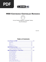 Download MIDI Continuous Controller Reference by garygolden SN54805065 doc pdf