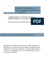 Perspectivas tempranas del modelado matemático