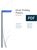 Dream Wedding Planners: Business Plan