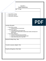 Appendix C Week 1 & Week 2: 2 Aug - 15 Aug Activities Planned