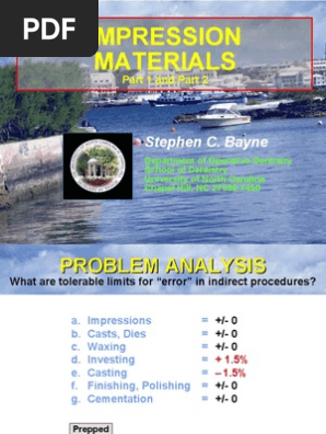 Impression Materials PPT