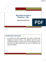 Big Data Analytics: Database - SQL