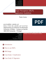 Multilayer Perceptron (MLP) Application Guidelines: Paulo Cortez
