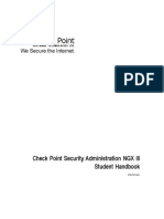 Check Point Security Administration III NGX Searchable